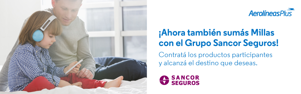 Ahora también sumás millas con el Grupo Sancor Seguros